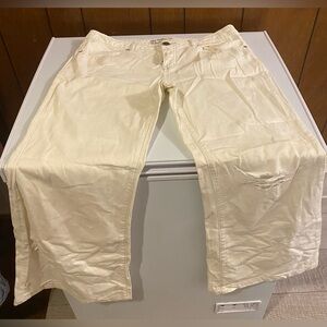 Free People Cream Casual Pants